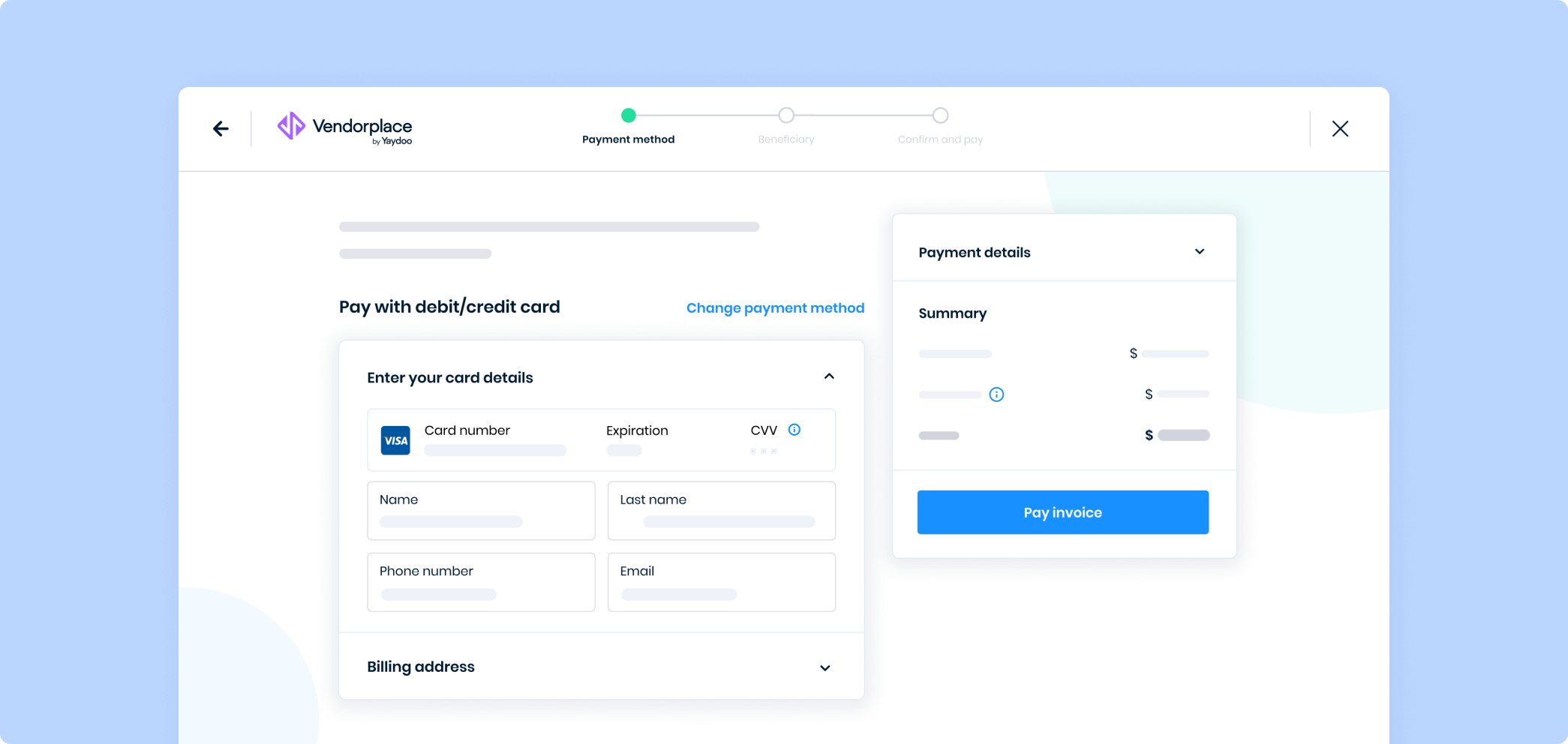 Payment requests